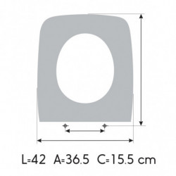 IDEAL STANDARD CANTICA Toilet Seat