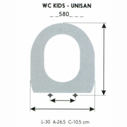 UNISAN WC KIDS Child Toilet Seat