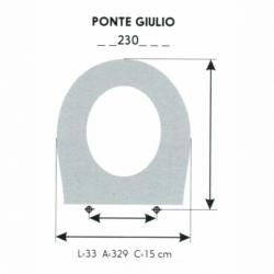 PONTE GIULIO Child Toilet Seat (ONLY RING)