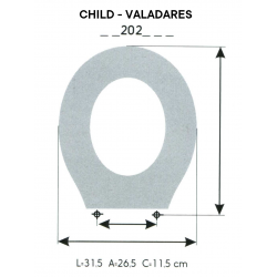VALADARES Child Toilet Seat (ONLY RING)