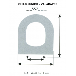VALADARES JUNIOR Child Toilet Seat (ONLY RING)